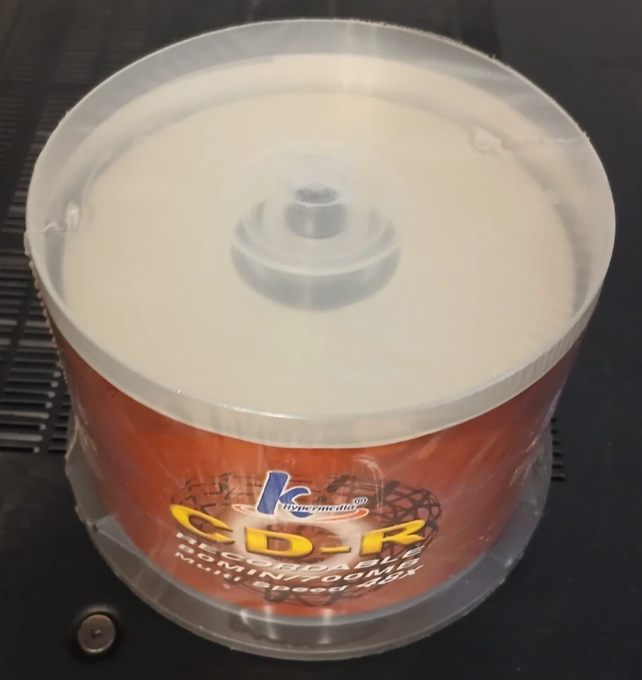K Hyermedia  50-Pack Blank CD-R  48X / 700 MB / 80 Min  New Factory Sealed - Image 4 of 4