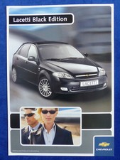 Chevrolet Lacetti Black Edition Special Model My 2007 - Brochure Brochure 06.2006 Chevrolet Lacetti Black Edition Special Model My 2007 - Brochure Brochure 06.2006
