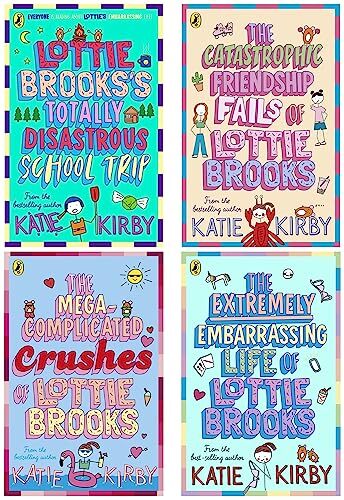 Lottie Brooks Series By Katie Kirby 4 Books Collection (The Extremely Embarrassi