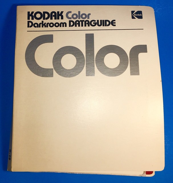 Collectible Vintage Kodak Color Darkroom Dataguide, 7th Edition 1982