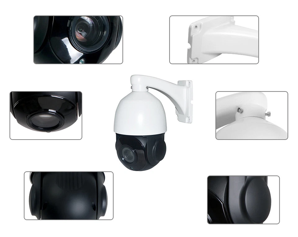 30X 4.5'' ZOOM 4in1 AHD/TVI/CVI/CVBS 1080P 2.0MP PTZ Speed Dome IR Camera Night - Image 3 of 4