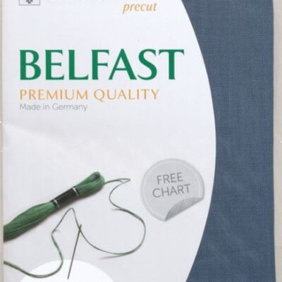 Belfast 32ct, Farb-Nr: 578, Precut 34 x 48 cm von Zweigart