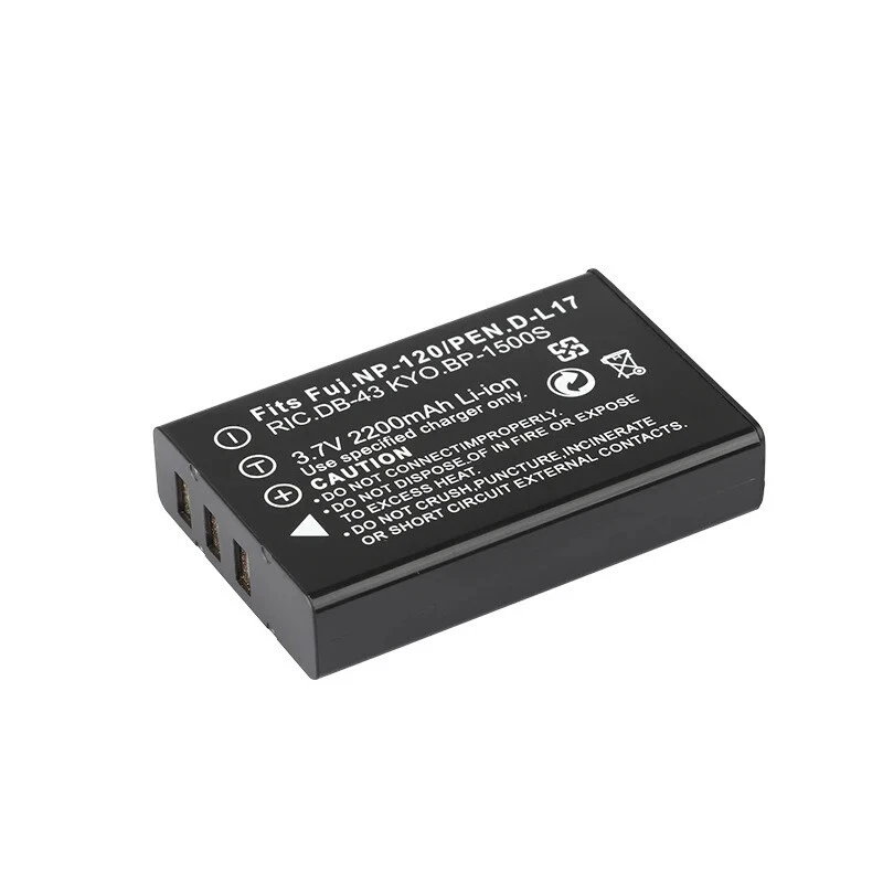 2x 2200mAh New NP-120 FNP120 NP120 Battery For CASIO QV-R3 QV-R4 - Image 4 of 4