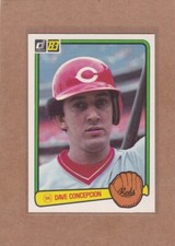 1983 DONRUSS BASEBALL DAVE CONCEPCION #148 REDS NMMT *E2091