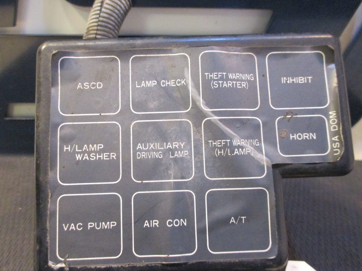1985 Nissan 300ZX OEM Factory Under Hood Fuse Box | eBay