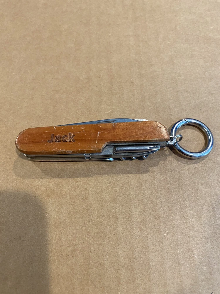 Multi Tool / Pocket Knife / Multi Tool - Engraved With Jack