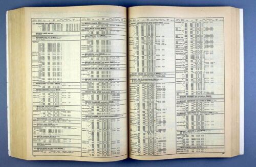 ABC WORLD AIRWAYS GUIDE MARCH 1974 AIRLINE TIMETABLE PART TWO BLUE BOOK UTA MEA - Picture 4 of 6