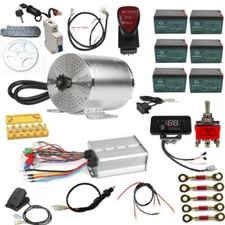 72V 3000W Brushless Electric Motor Kit Controller Battery for ATV Golf Cart Quad