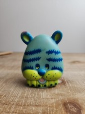 Vintage Baby Joy Blue Tiger Squeeze Toy 1977 Taiwan