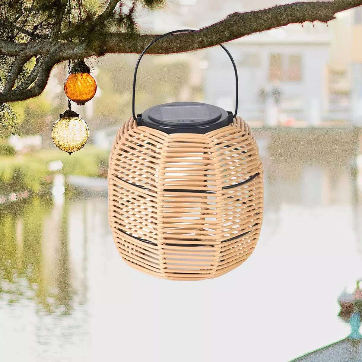 Outdoor lantern hanging sale lights