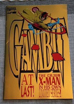 Gambit ~ No. 1 ~ GOLD Retailer Variant ~ 1993 X-Men ~ Marvel Comic
