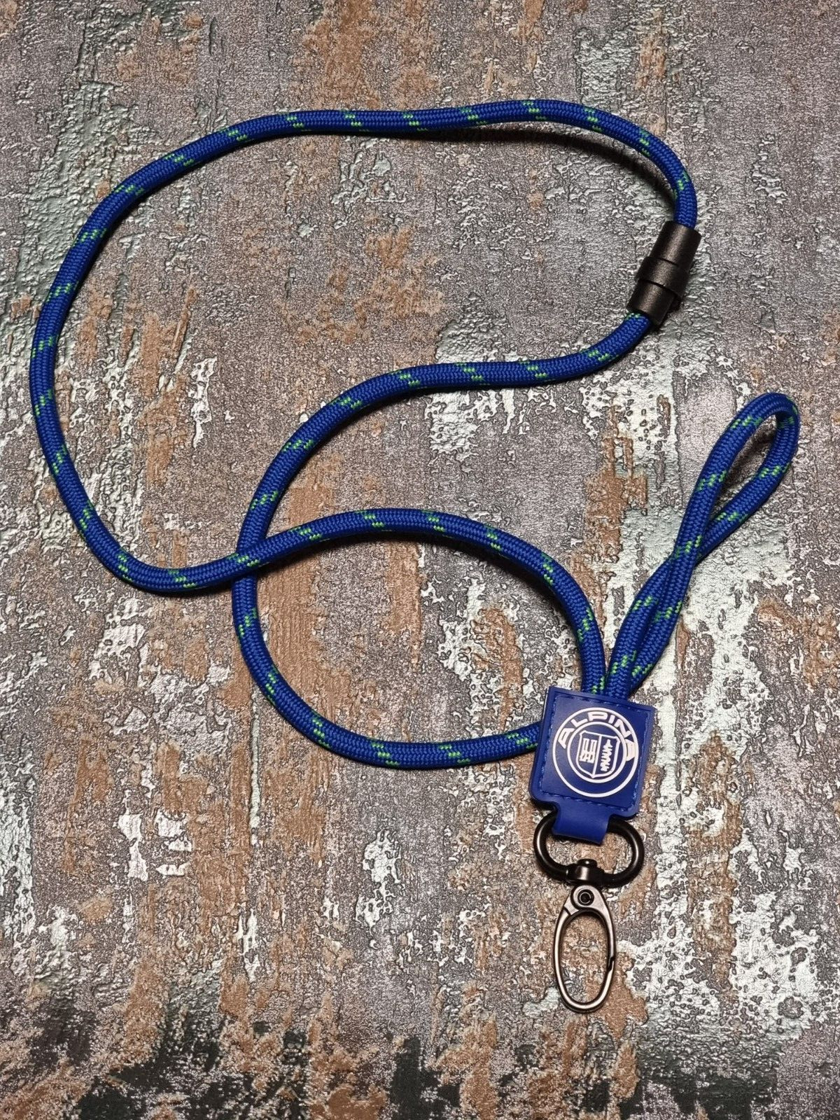 Original ALPINA COLLECTION Lanyard Schlüsselband mit Karabiner ca. 42cm NEU