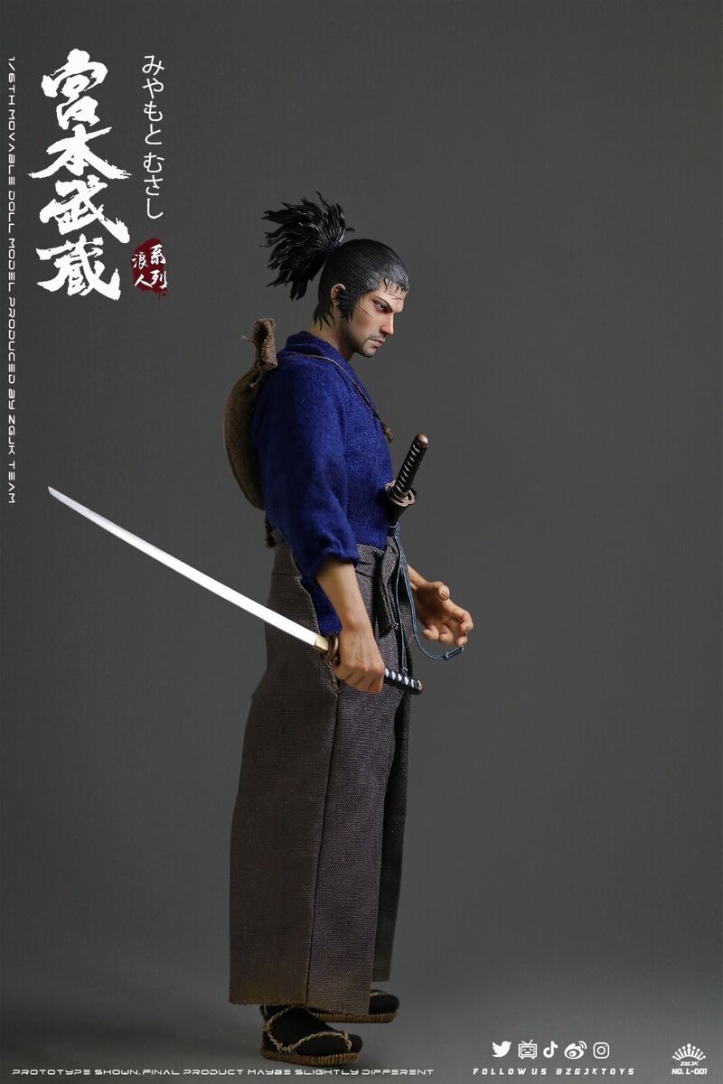 ZGJKTOYS L-001 1/6 Samurai Miyamoto Musashi / vagabond ZGJKTOYS L-001 1/6 Samurai Miyamoto Musashi / vagabond