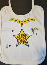 NEW Vintage ADRI Bib "SUPER BAVOIR" eco friendly Organtic Cotton