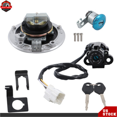 Ignition Switch Fuel Gas Cap Lock Set For Kawasaki Ninja 1000