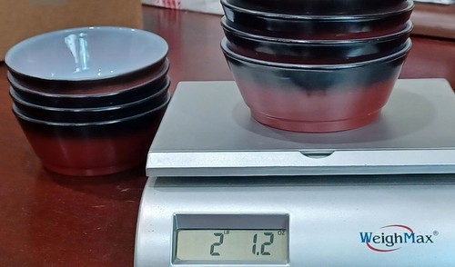 8 Anchor Hocking Fire King Small Glass Bowls Red Black 4-3/4" Vintage Oven-Proof - Picture 11 of 16