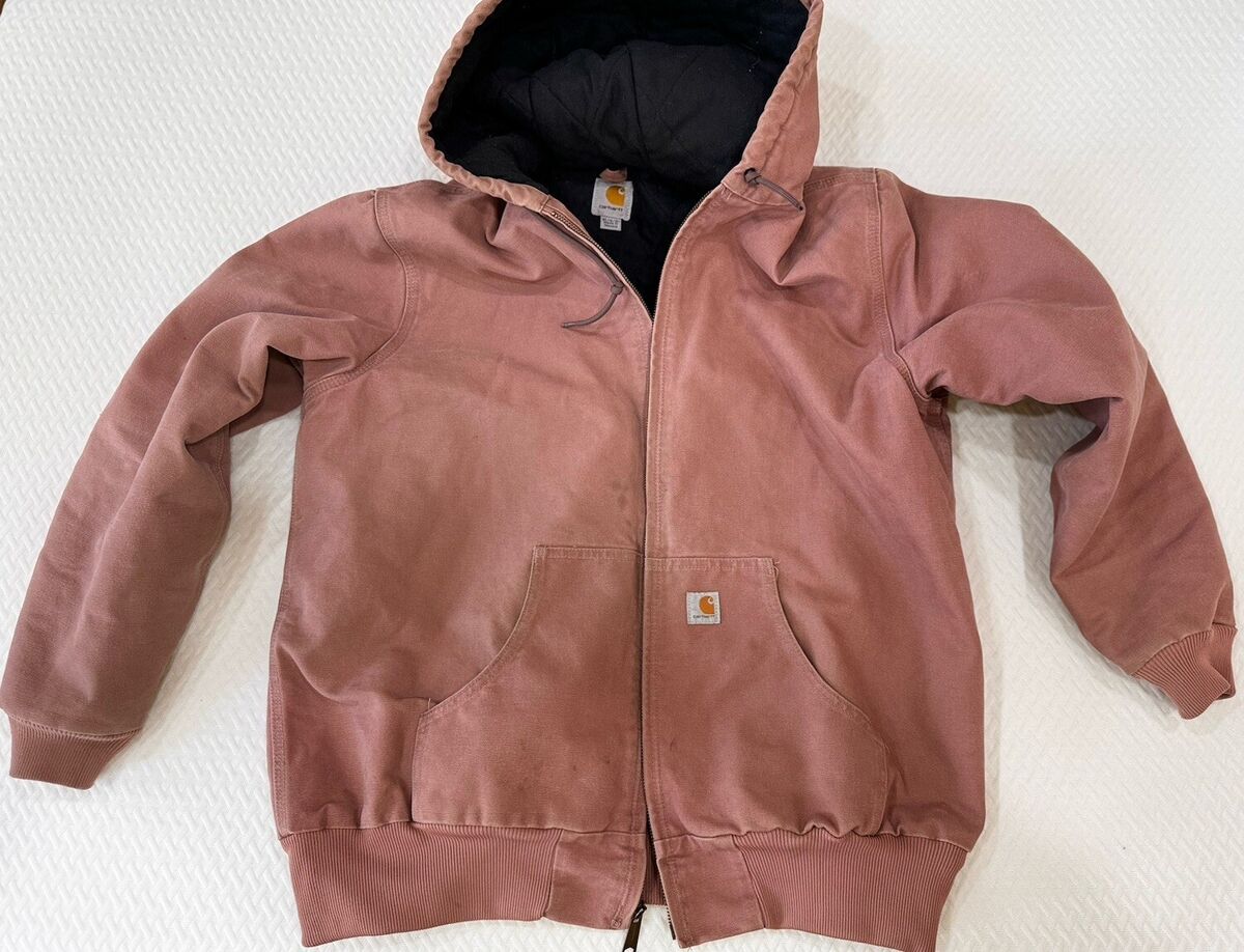 Vintage Carhartt Detroit Jacket XL Sherpa Salmon Rose Pink Vintage Carhartt Detroit Jacket XL Sherpa Salmon Rose Pink