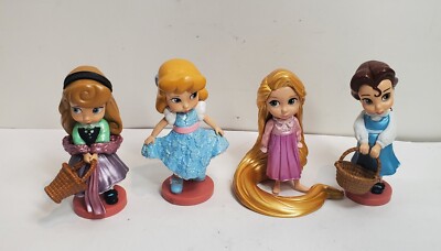 Disney Animators' Collection Baby Princess Play Set Of 4 Princess Figurines Toys