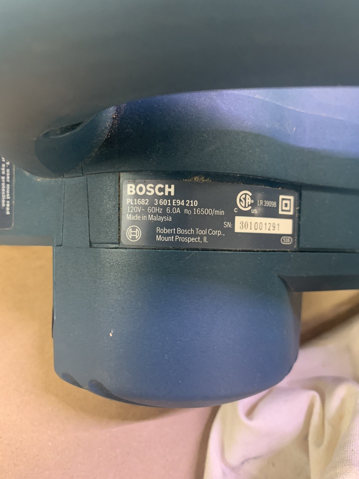 Bosch PL1682 6 Amp 31/4 In. Corded Electric Planer 346407037 eBay