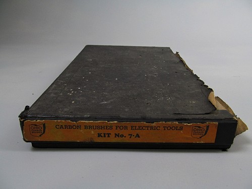 Vintage Ohio Carbon Co Brushes For Electric Tools Kit 7-A With Box - Picture 7 of 7