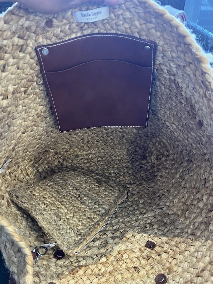 Haute hippie straw Bag eBay