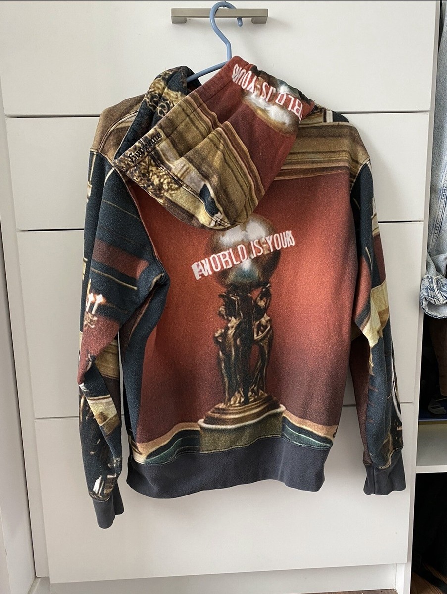 Supreme Scarface “The World Is Yours” Hoodie Box Logo Size M UK