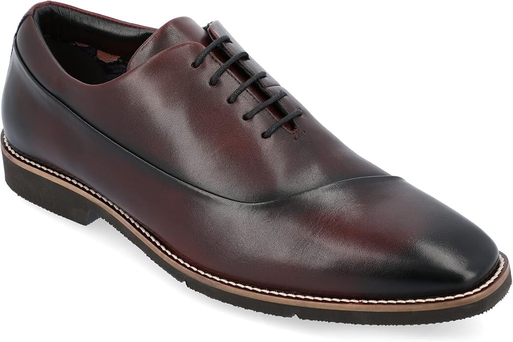 Thomas Vine Men's Odin Bordeaux Leather Oxfords Dress Shoes