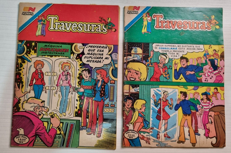 Travesuras #232 and 246 Sabrina the Witch Lot of 2-  Novaro Mexico 1981