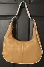 Vintage Coach Legacy West "Zoe" Hobo 9342 Beige Y2K Trendy Shoulder Bag ERGO