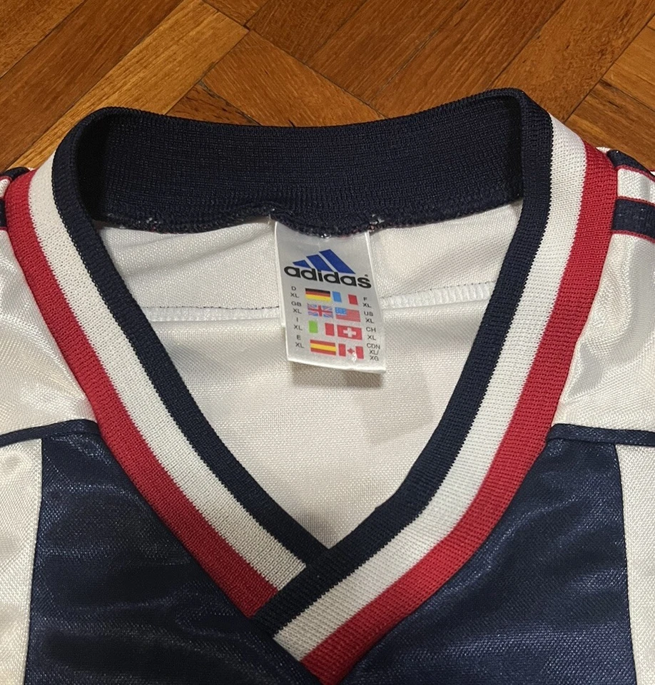 Yugoslavia 1998 Away Football Shirt FSJ Jugoslavija Serbia Srbija Adidas Jersey - Image 3 of 4