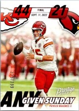 2023 PRESTIGE ANY GIVEN SUNDAY XTRA POINTS RED #AGS-1 PATRICK MAHOMES II 335/399