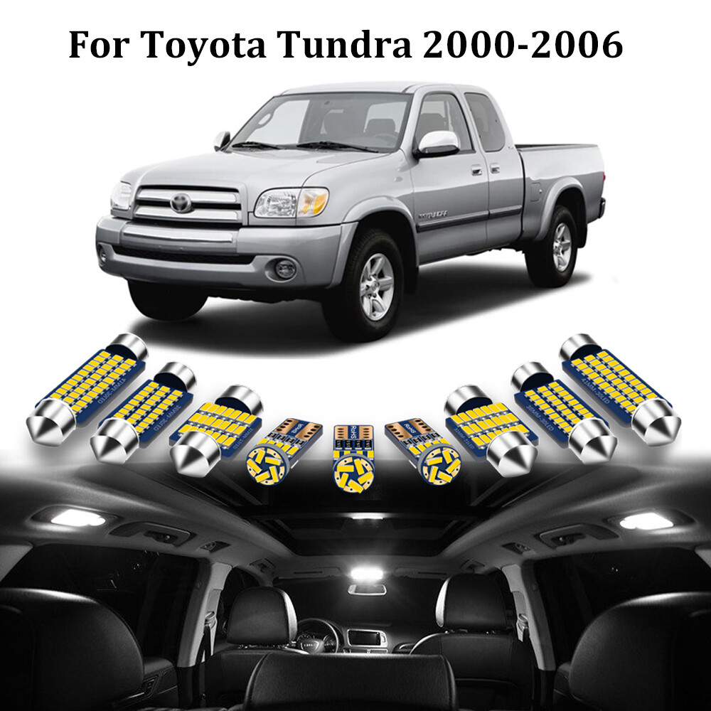 12 x White LED Map Dome Lights Interior Package Kit for Toyota