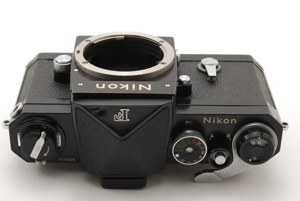 【Excelente+5】 Cuerpo de cámara fotográfica Nikon F nivel de ojo negro 35 mm SLR de Japón Foto 4 de 4