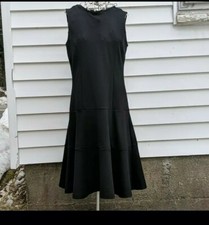 Gap black sleeveless midi dress