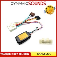 Car Steering Wheel Stalk Control Adaptor & ISO Cable for Mazda BT-50 2020>