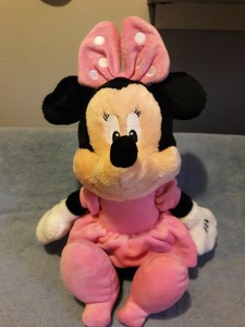minnie mouse plush rattle