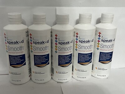 5 Bottles For $385 Lifetrients Speak+D Smooth Orange Vanilla 15.2 oz. Exp 1/2027