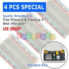 4X Mini 400 Points Prototype PCB Solderless Breadboard Protoboard 