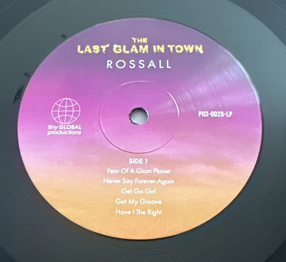 Rossall - The Last Glam In Town Ltd Edition Lp Vinyl Record Glam Rock NM / NM - Image 4 of 4