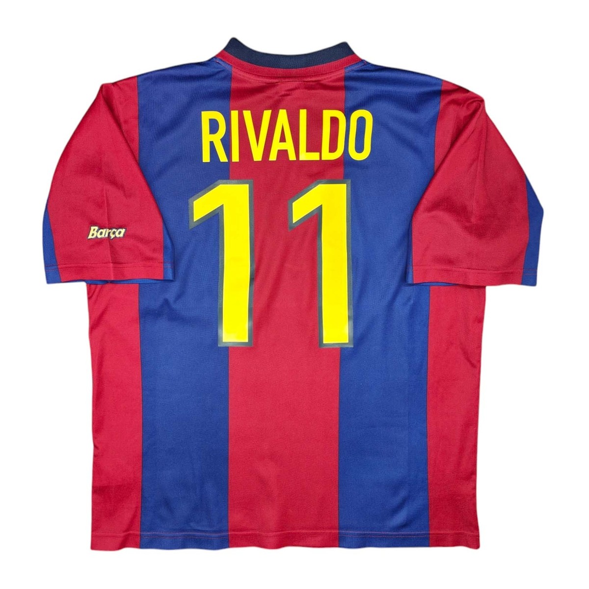 MAGLIA barcellona nike barça rivaldo L 1998-99 SHIRT CAMISETA BARCELONA  JERSEY