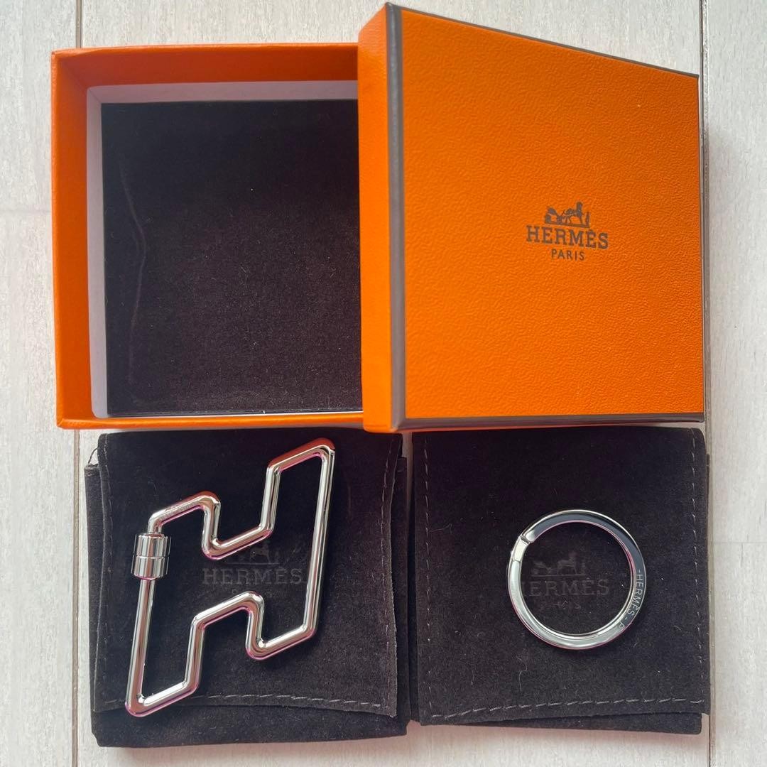 HERMES key ring H to speed chain rare | eBay
