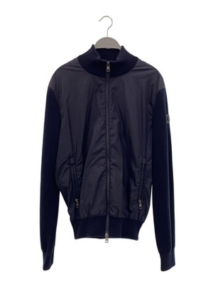 MONCLER Knit Fabric Switch Nylon Blouson Nylon NVY D2091940420097551