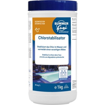 Summer Fun Chlorstabilisator Elektrolyse 1 kg - Schutz für Salzelektrolyse-Pools