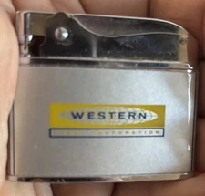 Western Land corporation Cigarette Lighter Warco Vintage Rare  Looks Unused