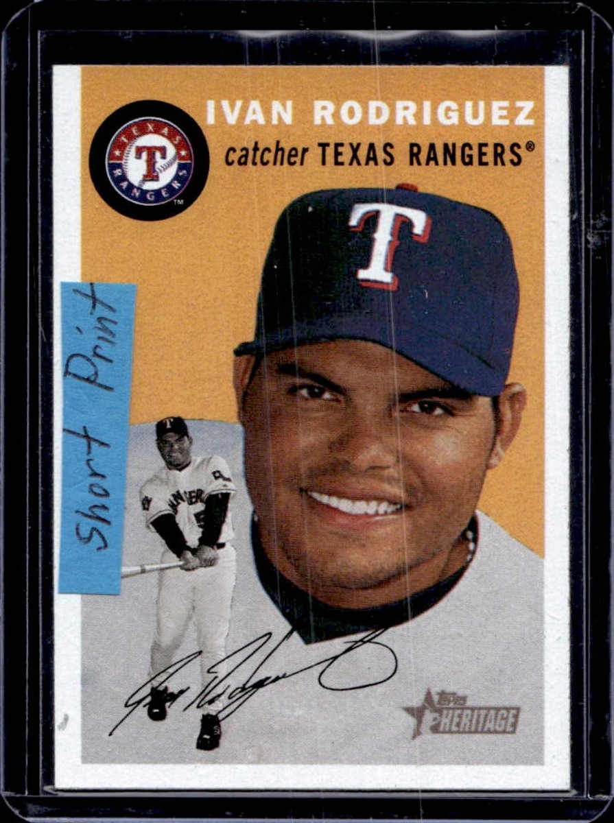 2003 Topps Heritage Ivan Rodriguez - SP #384 Rangers | eBay