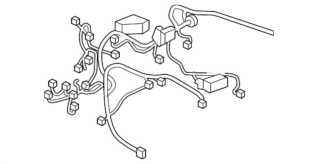 Arnés de motor para Honda Pilot 2016 (N/P 32100-TG7-A20)