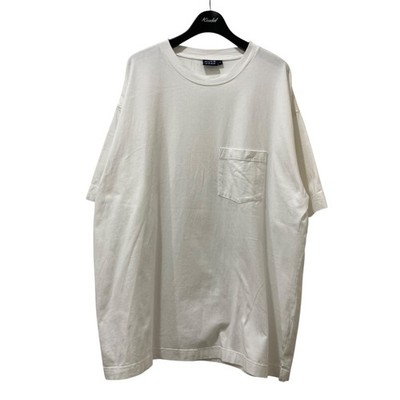 Muta Marine Back Logo Pocket T-Shirt Ymmo-200816 White Size 8 240525