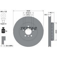 2X Textar 92265725 Bremsscheibe FüR BMW 5 6 F12 F13 F06 F10 F11