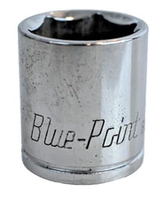 Blue Point Tools BLPS381116 11/16" SAE Shallow Socket 3/8" Drive 6 Point Chrome