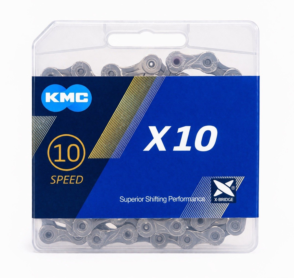 Bicycle Chain Kmc X 10 KMC X10 10 Speed Bike Chain 116 Links MissingLink Shimano SRAM Campagnolo  New